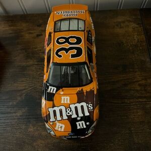 M&M's #38 Orange Collectible Diecast Race Car